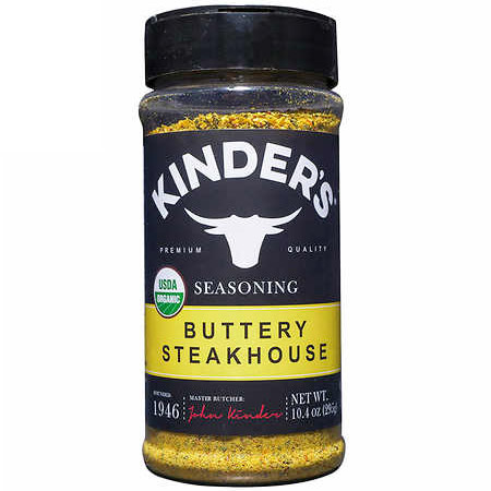 Kinders Organic Buttery Steakhouse Seasoning, 10.4 oz (295 g)