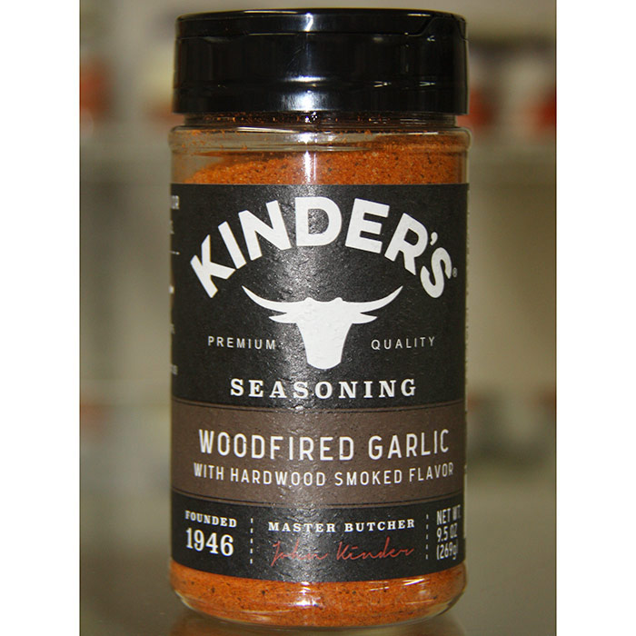 Kinders Woodfired Garlic Seasoning, 9.5 oz (269 g) x 2 Bottles