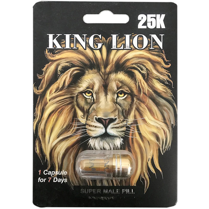 King Lion 25K Super Male Pill, 1 Capsule