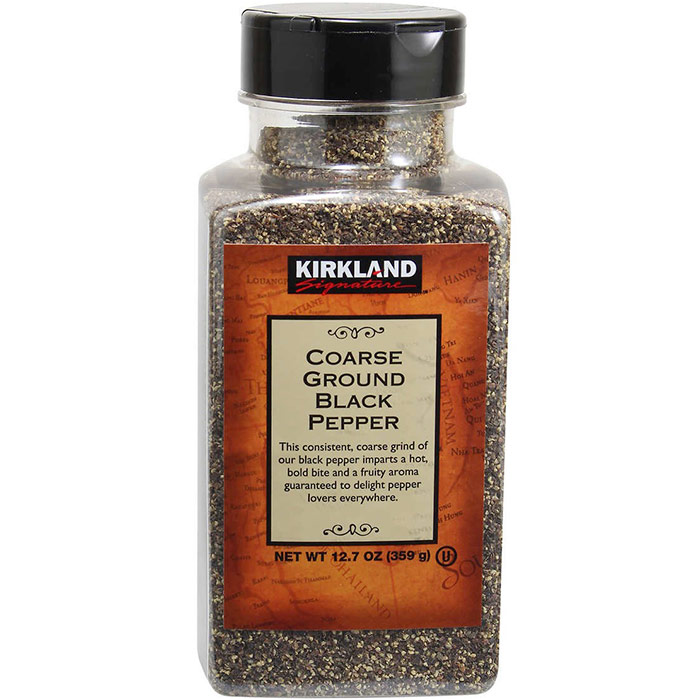 Kirkland Signature Coarse Ground Malabar Black Pepper, 12.7 oz