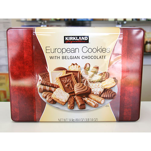 Kirkland Signature European Cookies with Belgian Chocolate, 1400 g