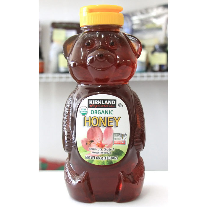 Kirkland Signature Organic Honey, Squeeze Bear, 24 oz (680 g)
