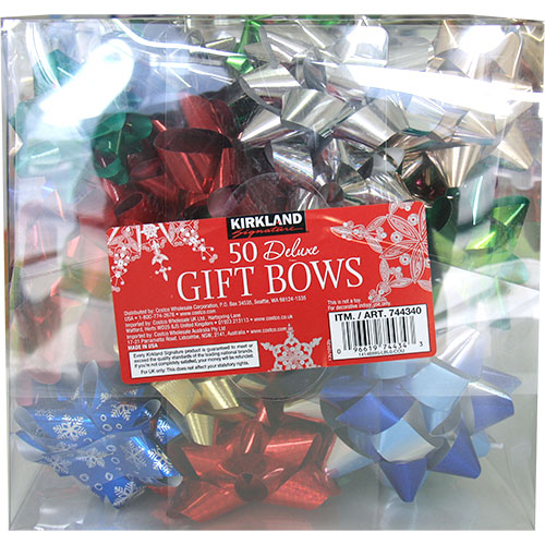 Kirkland Signature Deluxe Gift Bows, 50 Bows