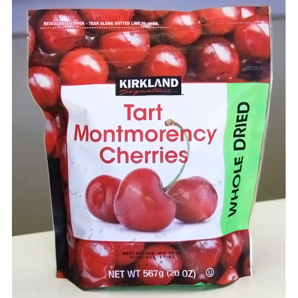 Kirkland Signature Tart Montmorency Cherries, Whole Dried, 20 oz (567 g)