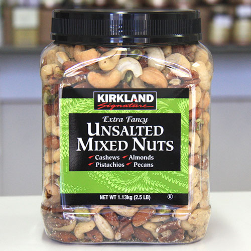 Kirkland Signature Extra Fancy Unsalted Mixed Nuts, 2.5 lb (1.13 kg)