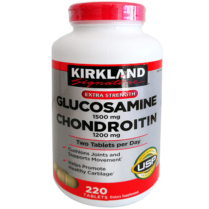 Kirkland Signature Kirkland Signature Extra Strength Glucosamine / Chondroitin Sulfate, 220 Tablets