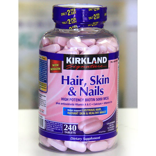 Kirkland Signature Hair, Skin & Nails, 240 Tablets
