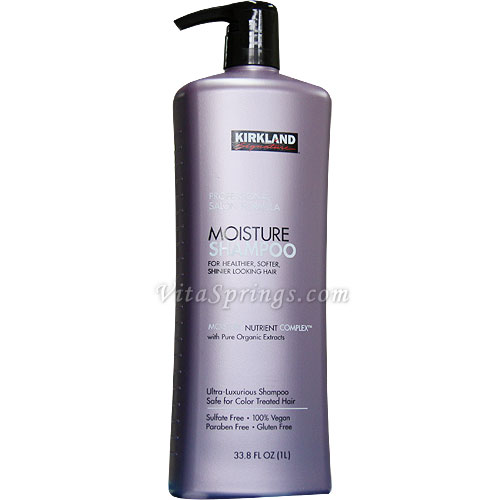 Kirkland Signature Kirkland Signature Moisture Shampoo, Professional Salon Formula, 33.8 oz (1 L)