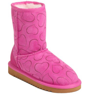 Kirkland Signature Kids Shearling Boot, Pink