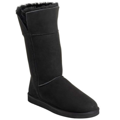 Kirkland Signature Kirkland Signature Ladies Cuffed Shearling Boot, Black