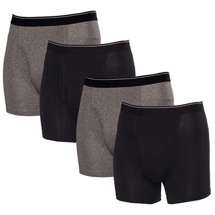 Kirkland Signature Mens Boxer Brief, 4 Pack