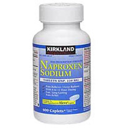 Kirkland Signature Naproxen Sodium 220 mg 400 Caplets