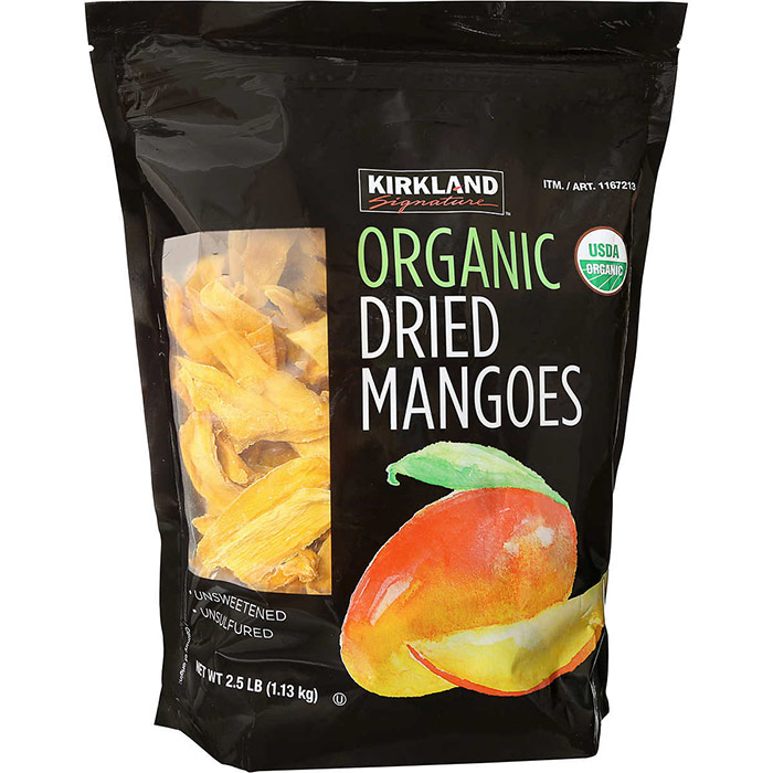 Kirkland Signature Organic Dried Mangoes, 2.5 lb (1.13 kg)