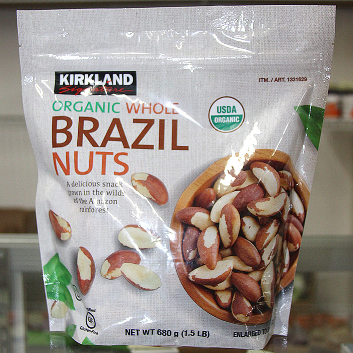 Kirkland Signature Organic Whole Brazil Nuts, 680 g (1.5 lb)