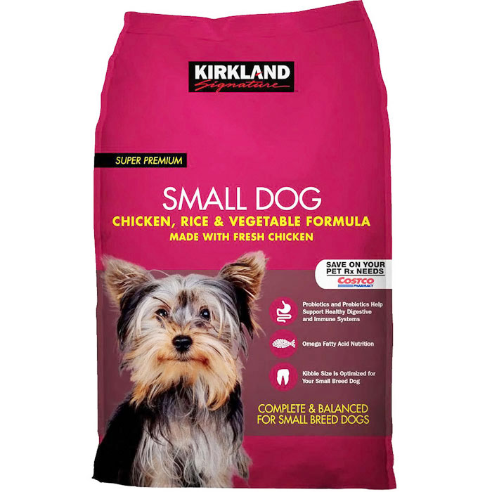 Kirkland Signature Super Premium Small Breed Dog Food, Chicken, Rice & Vegetable Formula, 20 lb