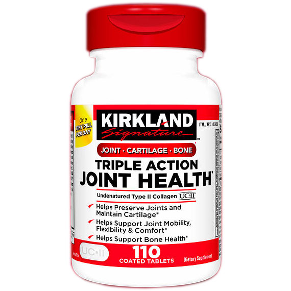 Kirkland Signature Triple Action Joint Health, 110 Coated Tablets