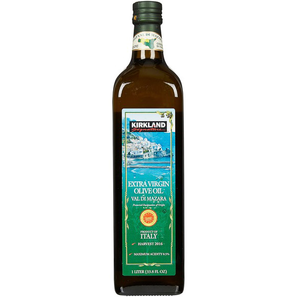 Kirkland Signature Extra Virgin Olive Oil, 1 Liter (33.8 oz)