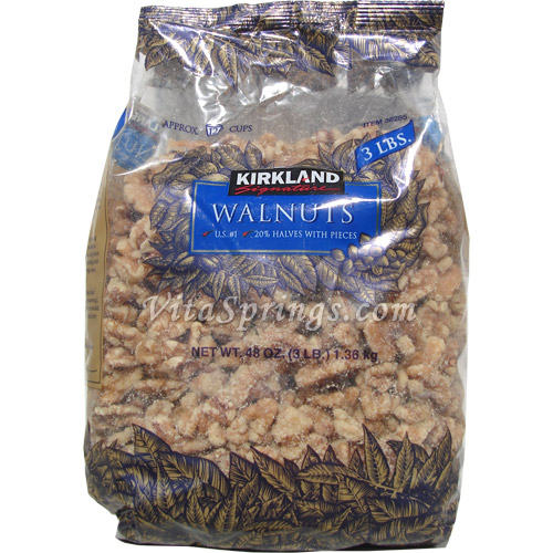 Kirkland Signature Walnuts, 20% Halves with Pieces, 3 lb