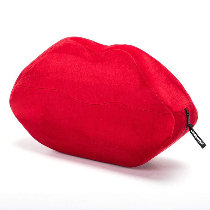 Kiss Wedge Sex Poisitioning Pillow, Red, Liberator Bedroom Adventure Gear
