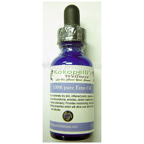 Kokopellis Wellness Emu Oil 100% Pure, 1 oz