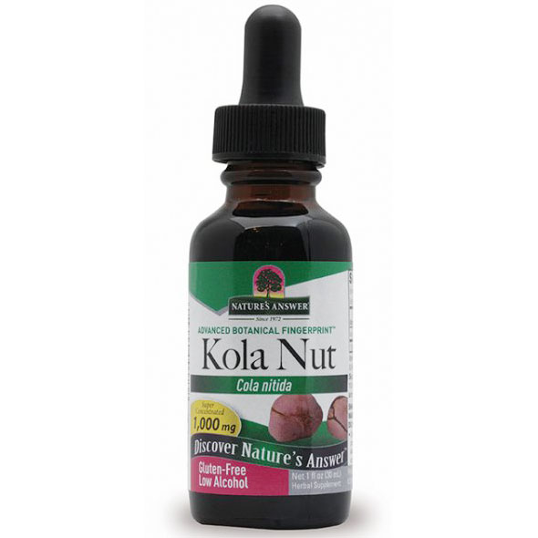 Kola Nut Extract Liquid 1 oz from Natures Answer