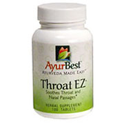 Komal Herbals AyurBest Throat EZ, 100 Tablets, Komal Herbals AyurBest