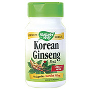 Korean Ginseng 510 mg, 50 Capsules, Natures Way