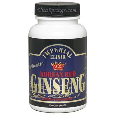 Korean Red Ginseng 100 caps from Imperial Elixir Ginseng
