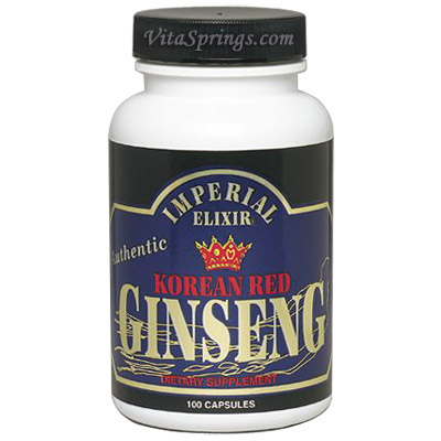 Korean Red Ginseng 50 caps from Imperial Elixir Ginseng