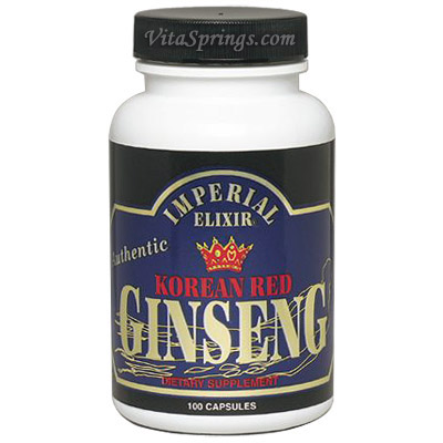 Imperial Elixir Ginseng Korean Red Ginseng 50 caps from Imperial Elixir Ginseng