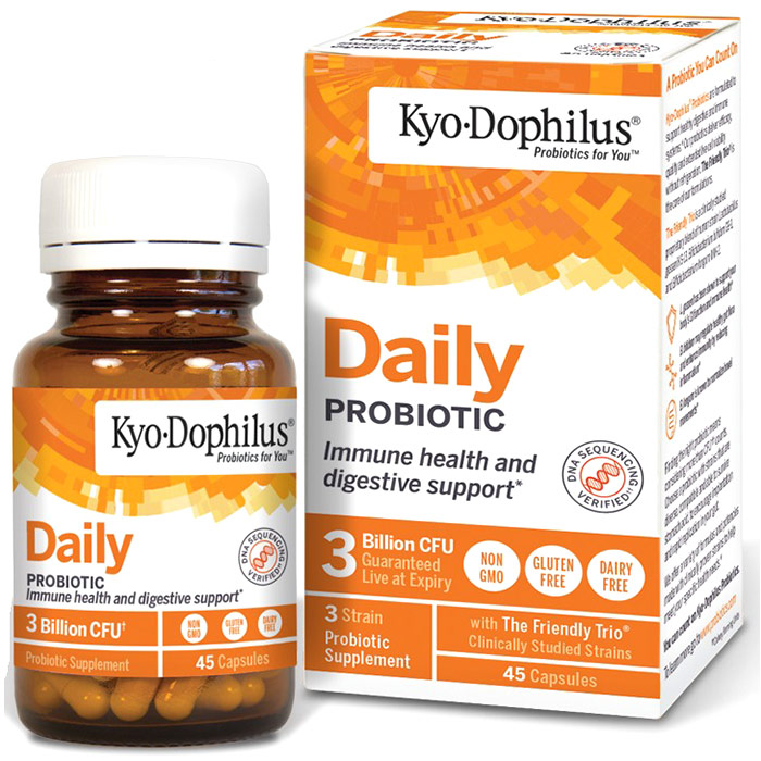 Kyolic / Wakunaga Kyo-Dophilus Acidophilus 45 capsules, Wakunaga Kyolic