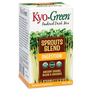 Kyo-Green Sprouts Blend Drink Mix Powder, 2.8 oz (40 Servings), Wakunaga