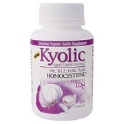 Kyolic Aged Garlic Extract Formula 108, Homocysteine, 100 caps, Wakunaga Kyolic