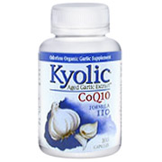 Kyolic Aged Garlic Extract Formula 110, with CoQ10, 100 caps, Wakunaga Kyolic