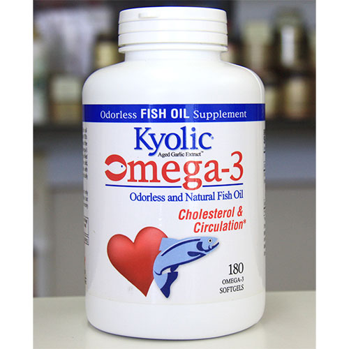 Kyolic / Wakunaga Kyolic EPA, Aged Garlic Extract with EPA & DHA, 180 softgels, Wakunaga Kyolic