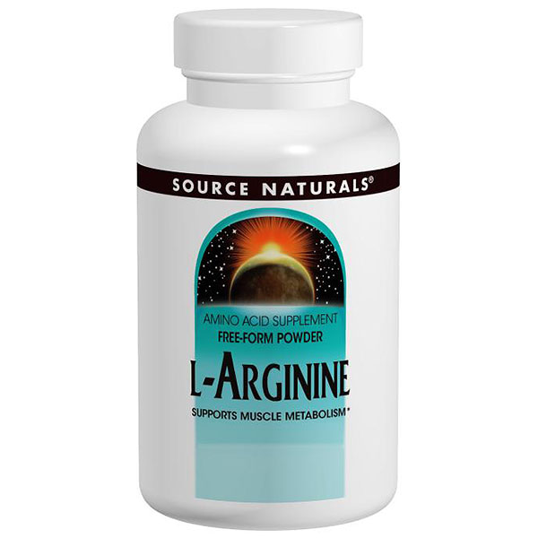 L-Arginine 1000 mg, 100 Tablets, Source Naturals