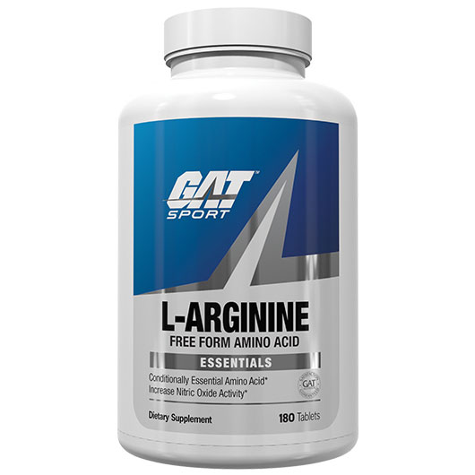 L-Arginine 1000 mg, 180 Tablets, GAT Sport