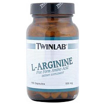 L-Arginine 500mg 100 caps from Twinlab