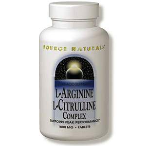 L-Arginine/L-Citrulline Complex 120 tabs from Source Naturals