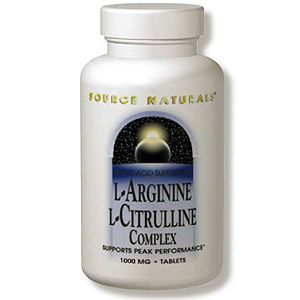 Source Naturals L-Arginine/L-Citrulline Complex 120 tabs from Source Naturals