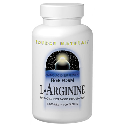 Source Naturals L-Arginine 500mg 100 caps from Source Naturals