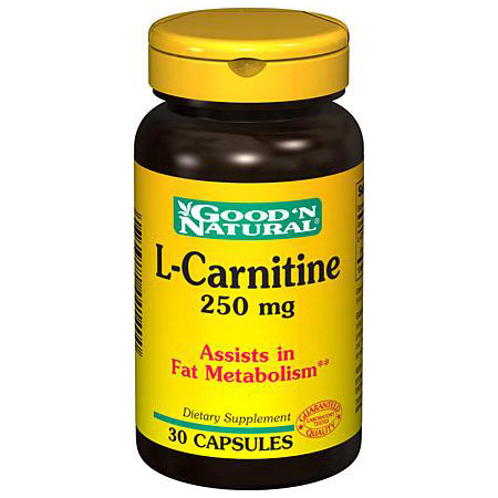Good 'N Natural L-Carnitine 250 mg, 30 Capsules, Good 'N Natural