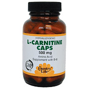 L-Carnitine w/B-6 30 Vegicaps