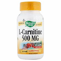 L-Carnitine 500mg 60 vegicaps from Natures Way