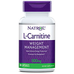 Natrol L-Carnitine 500mg 30 caps from Natrol
