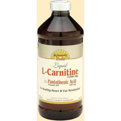Dynamic Health Laboratories Liquid L-Carnitine Plus Pantothenic Acid, 16 oz, Dynamic Health Labs