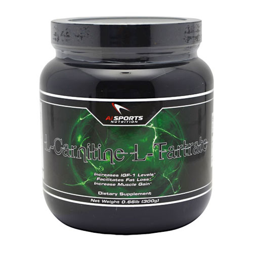 AI Sports Nutrition L-Carnitine L-Tartrate Powder, 300 g, AI Sports Nutrition