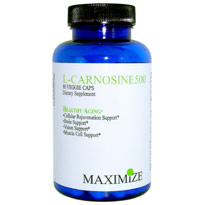 Maximize L-Carnosine 500, 90 Veggie Caps, Maximum International