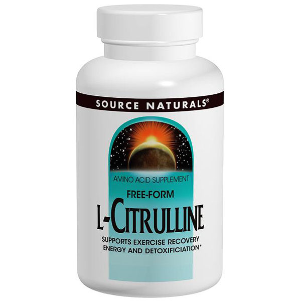 L-Citrulline 500 mg, 120 capsules, from Source Naturals