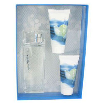 Leau Par Kenzo Perfume for Women Gift Set (Eau De Toilette Spray, Body Gel & Shower Gel), 1 Set, Kenzo
